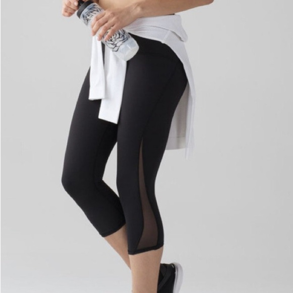 Lululemon Cropped Black Leggings